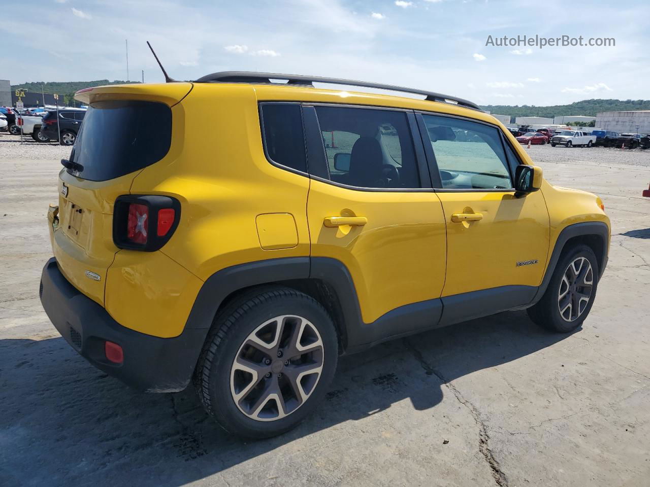 2015 Jeep Renegade Latitude Yellow vin: ZACCJABT1FPC21536