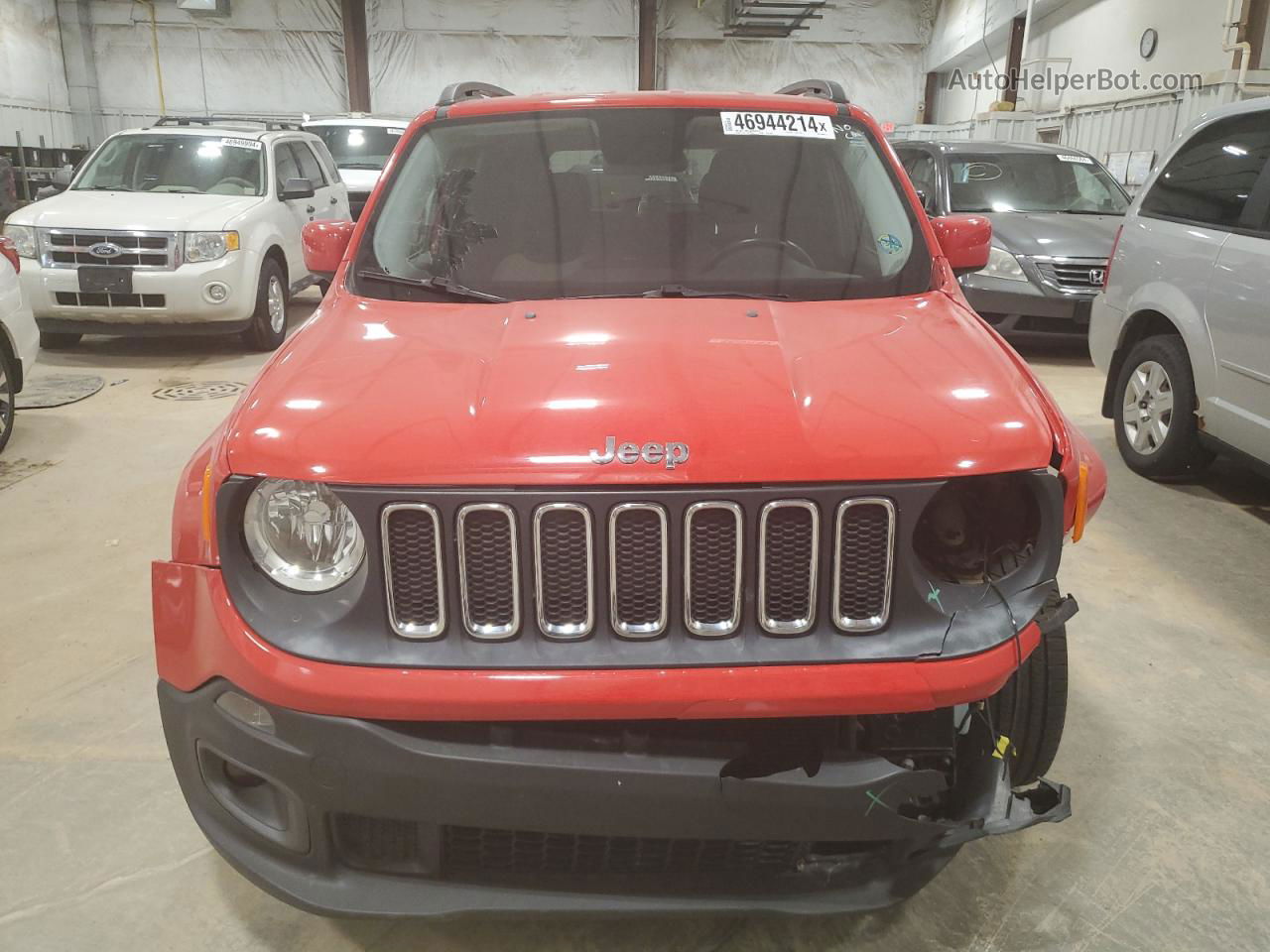 2015 Jeep Renegade Latitude Red vin: ZACCJABT2FPB48676