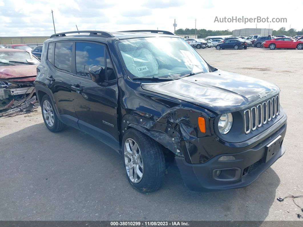 2015 Jeep Renegade Latitude Черный vin: ZACCJABT2FPC12165