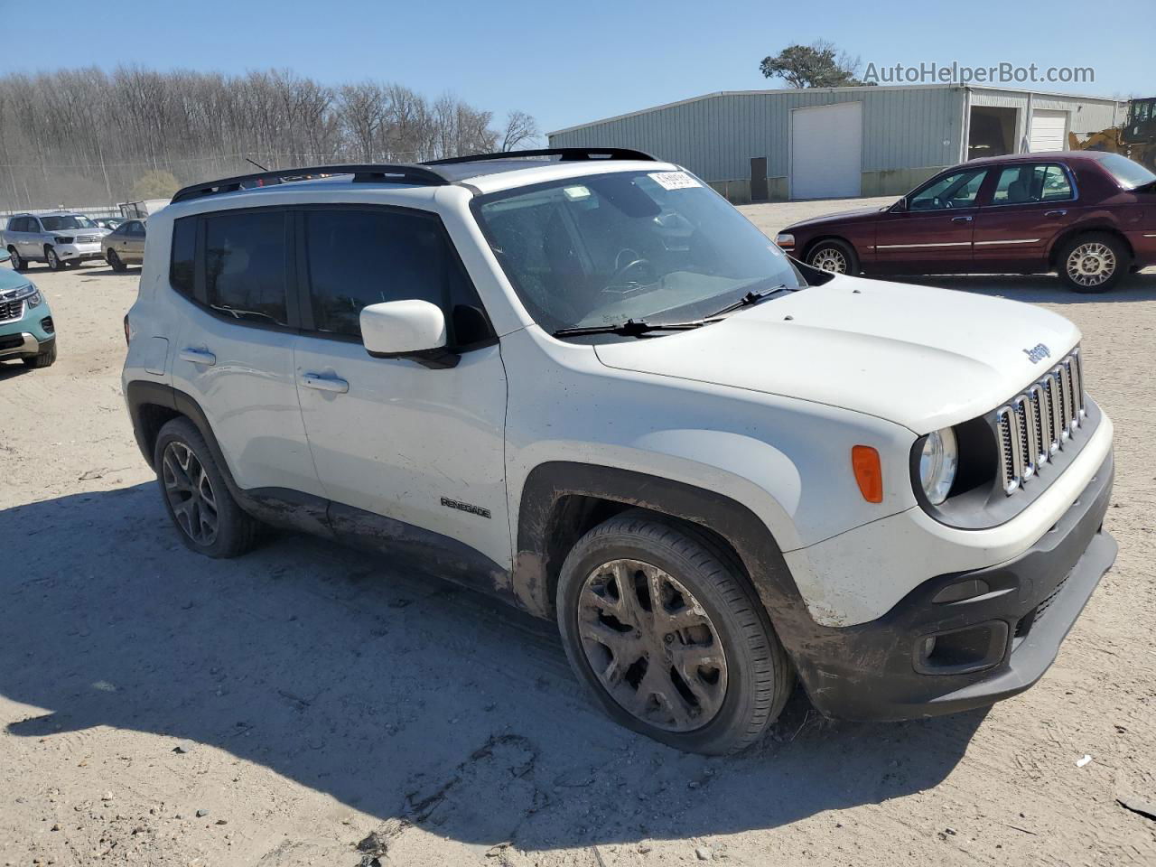 2015 Jeep Renegade Latitude Белый vin: ZACCJABT2FPC26891