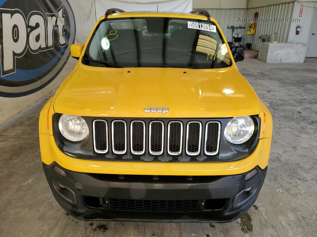 2015 Jeep Renegade Latitude Yellow vin: ZACCJABT3FPB51327