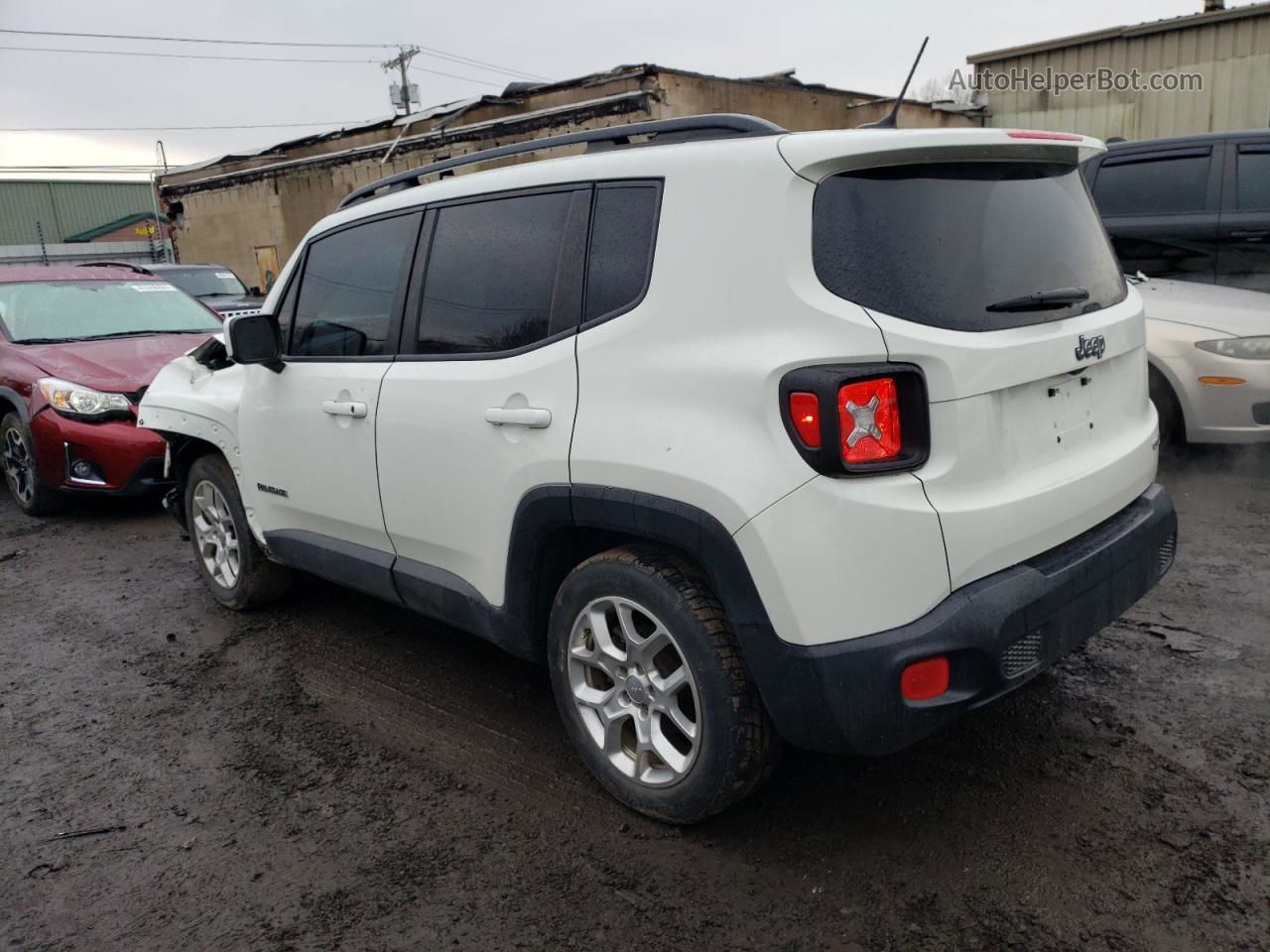 2015 Jeep Renegade Latitude White vin: ZACCJABT3FPB90502