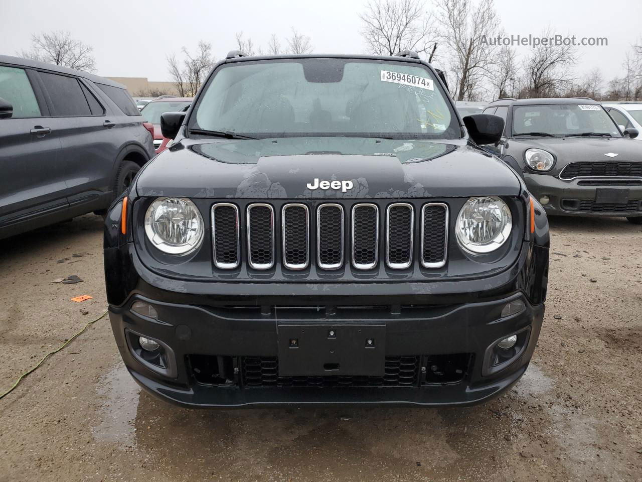 2015 Jeep Renegade Latitude Черный vin: ZACCJABT3FPB91780