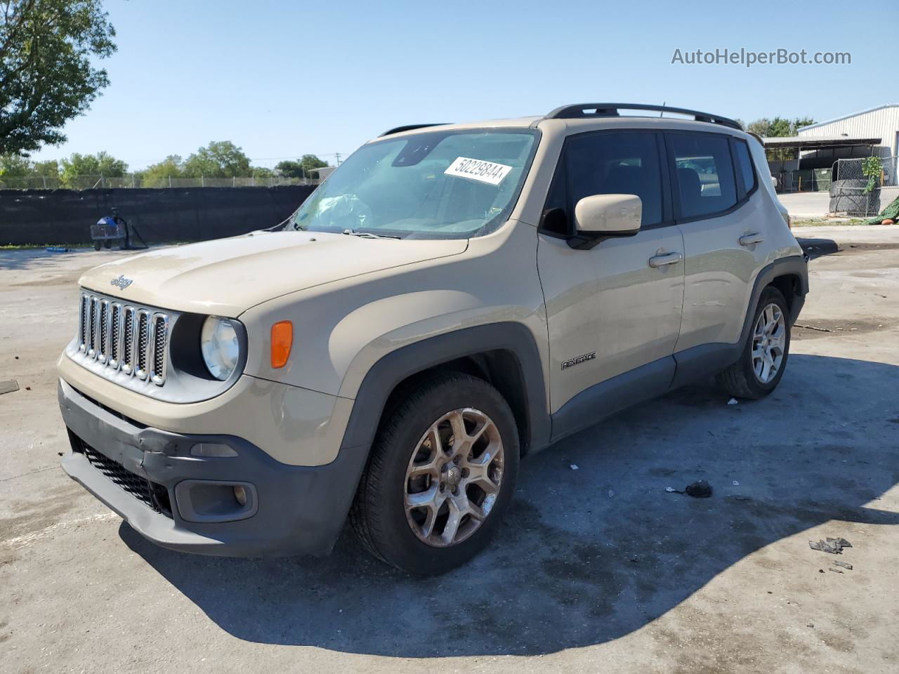 2015 Jeep Renegade Latitude Tan vin: ZACCJABT3FPB91987