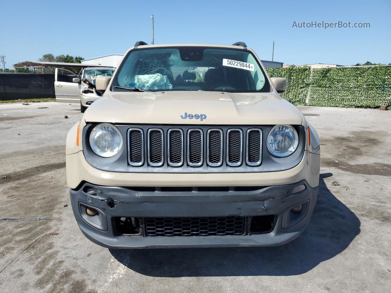 2015 Jeep Renegade Latitude Tan vin: ZACCJABT3FPB91987