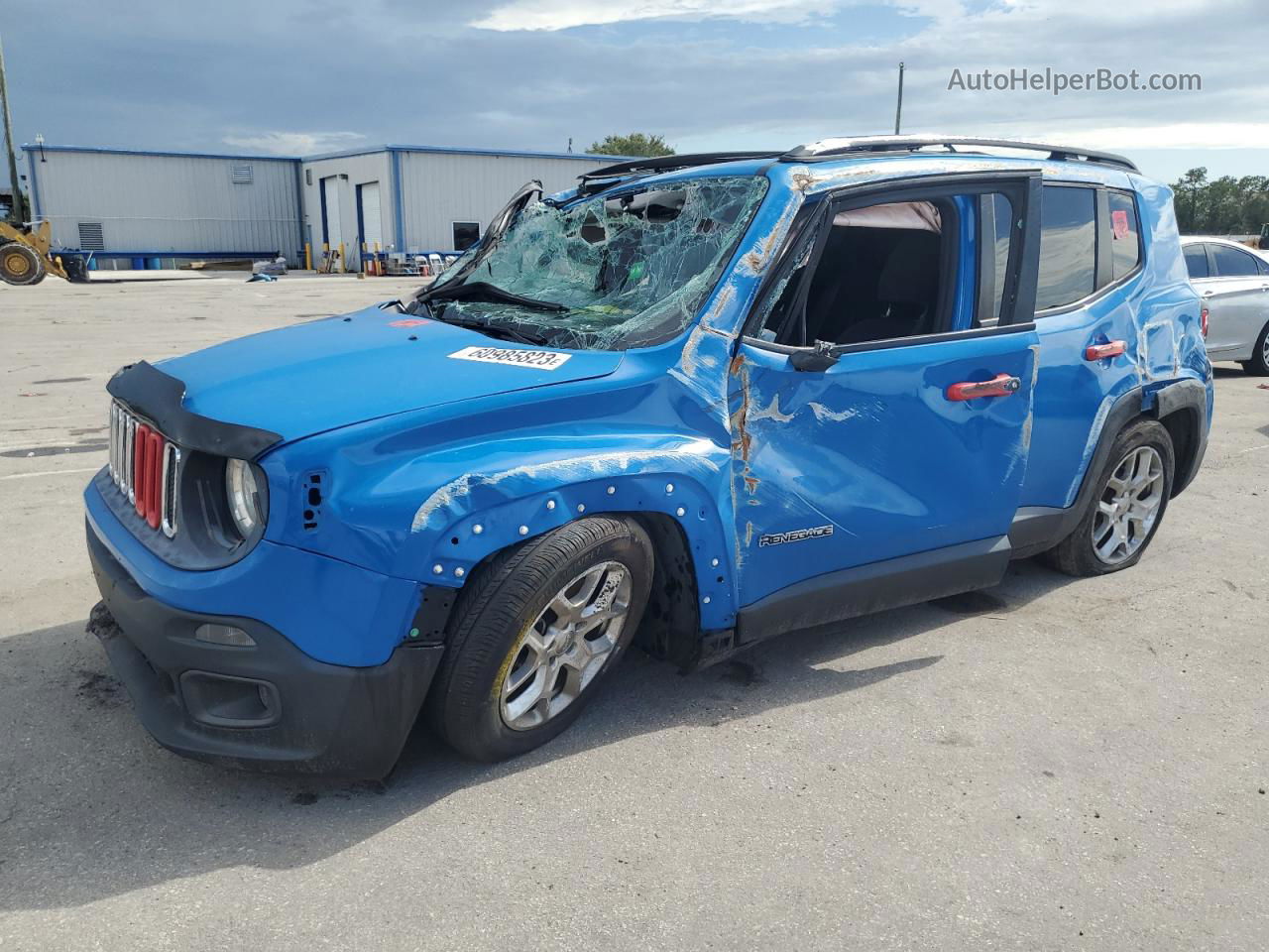 2015 Jeep Renegade Latitude Blue vin: ZACCJABT3FPB92427