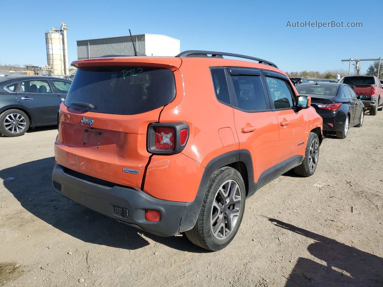 2015 Jeep Renegade Latitude Orange vin: ZACCJABT3FPC33736