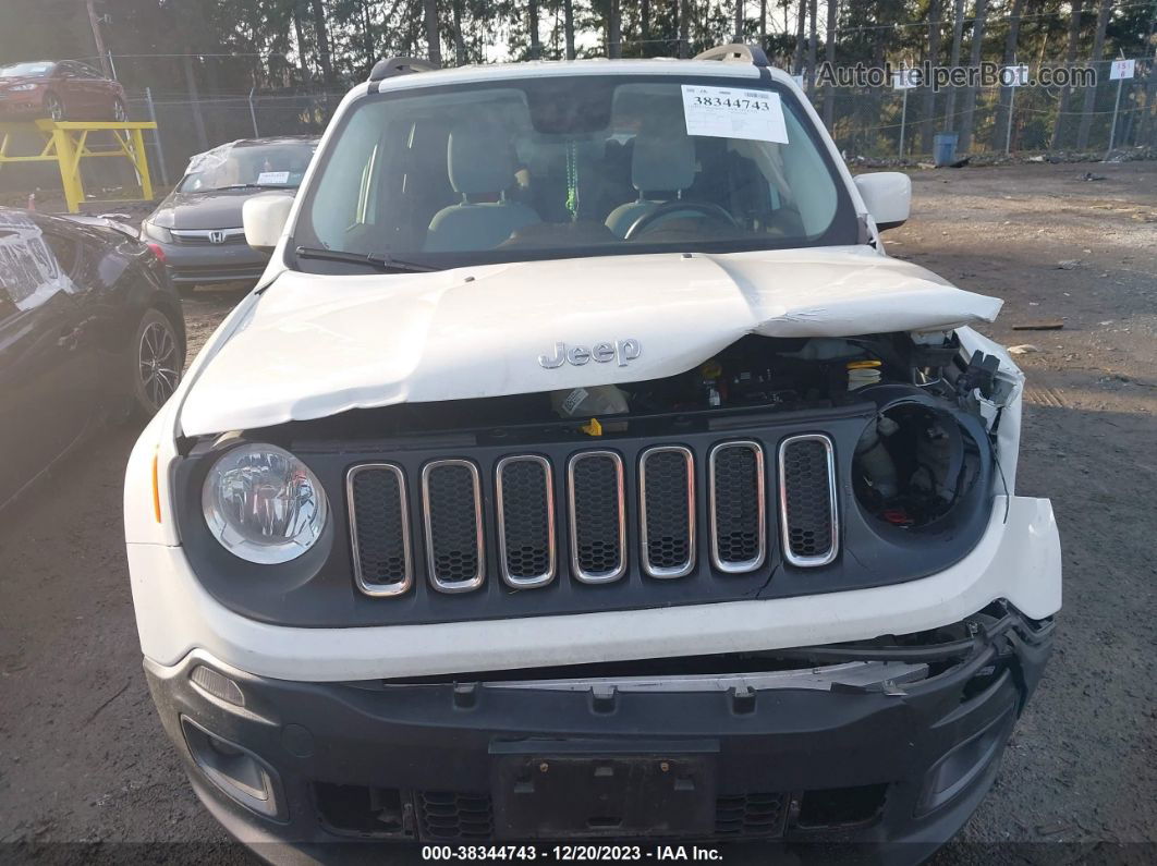 2015 Jeep Renegade Latitude White vin: ZACCJABT4FPC06061