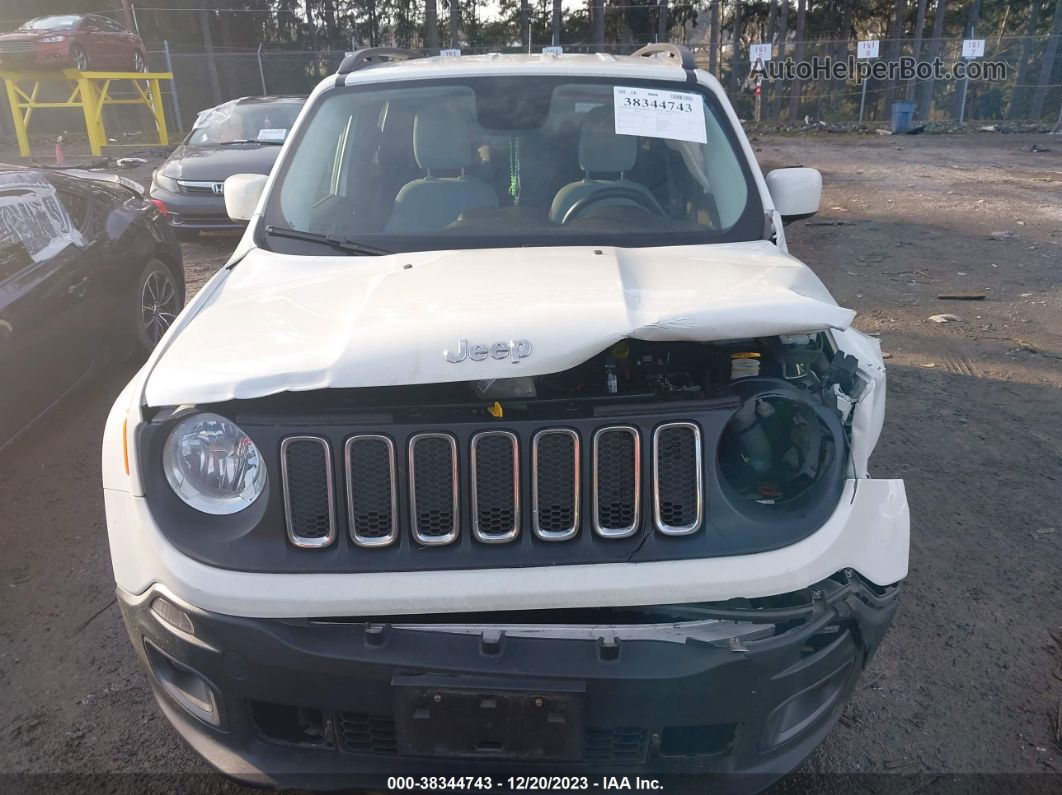 2015 Jeep Renegade Latitude White vin: ZACCJABT4FPC06061