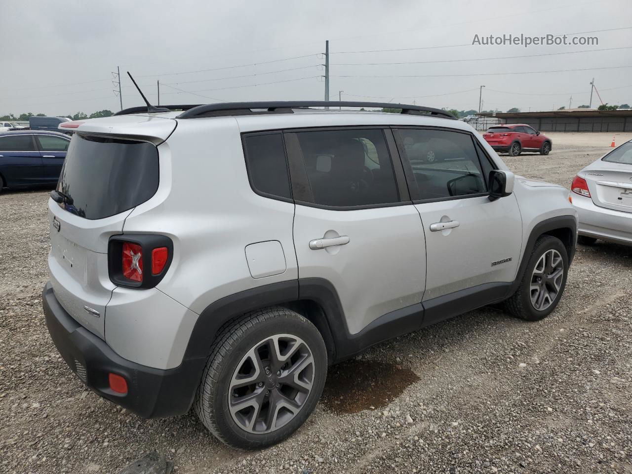 2015 Jeep Renegade Latitude Silver vin: ZACCJABT4FPC16721