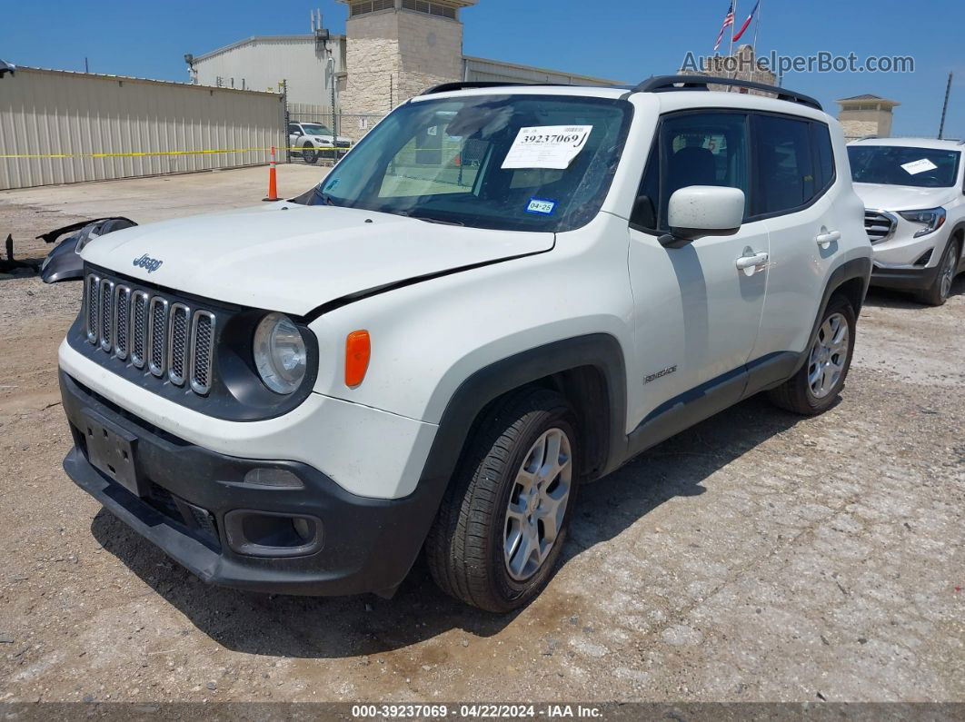 2015 Jeep Renegade Latitude White vin: ZACCJABT4FPC36838