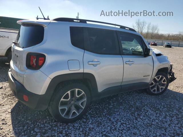 2015 Jeep Renegade Latitude Silver vin: ZACCJABT5FPB23755