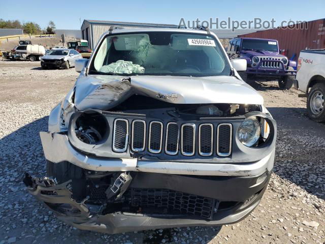 2015 Jeep Renegade Latitude Silver vin: ZACCJABT5FPB23755