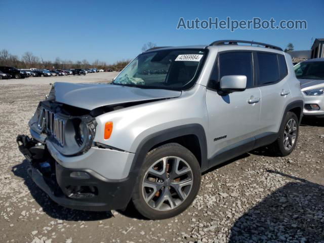 2015 Jeep Renegade Latitude Silver vin: ZACCJABT5FPB23755