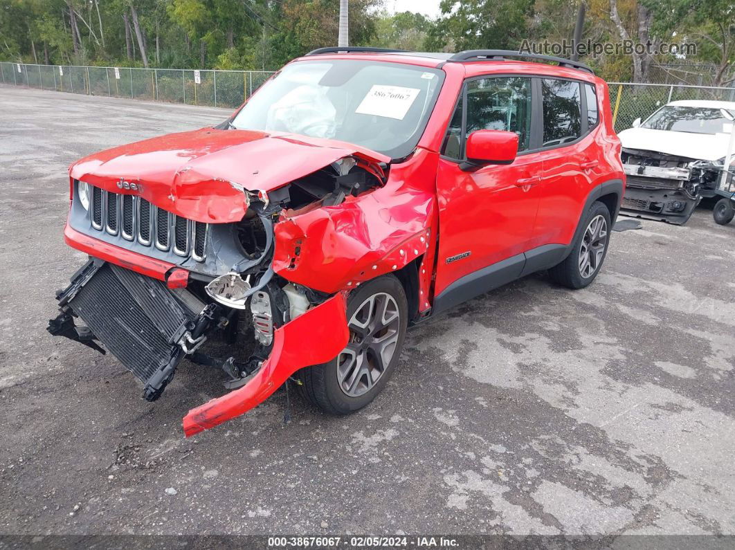 2015 Jeep Renegade Latitude Red vin: ZACCJABT6FPB94494