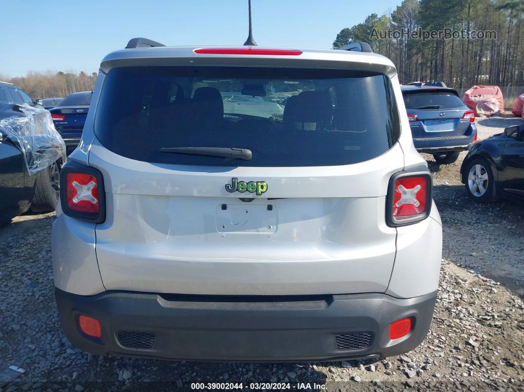 2015 Jeep Renegade Latitude Silver vin: ZACCJABT6FPC18437