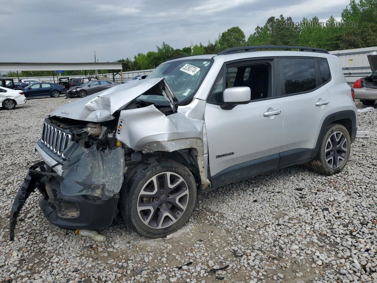 2015 Jeep Renegade Latitude Silver vin: ZACCJABT6FPC37229