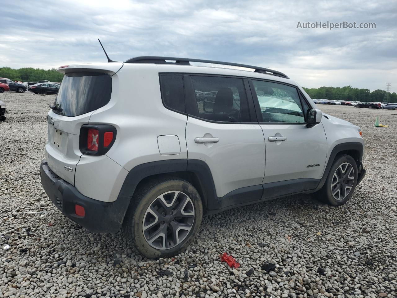 2015 Jeep Renegade Latitude Silver vin: ZACCJABT6FPC37229