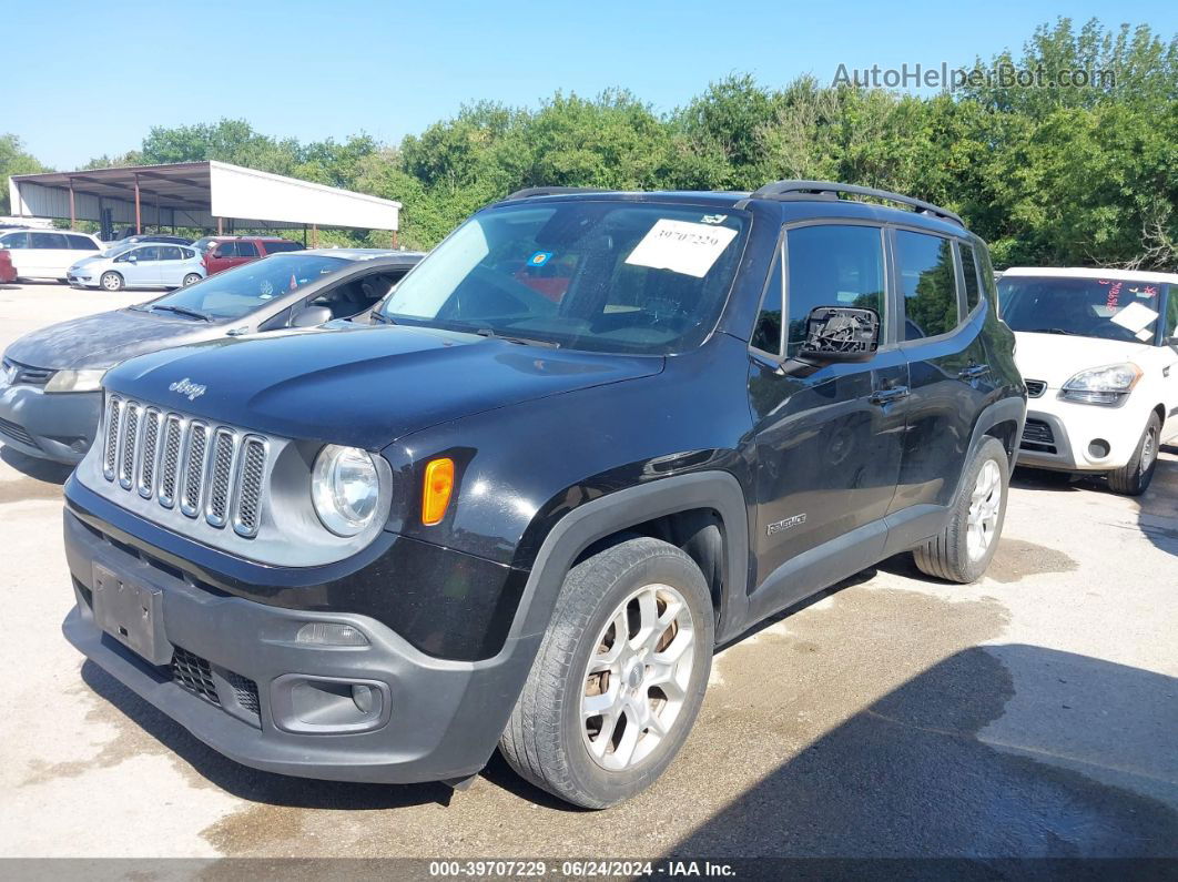 2015 Jeep Renegade Latitude Black vin: ZACCJABT7FPB36328