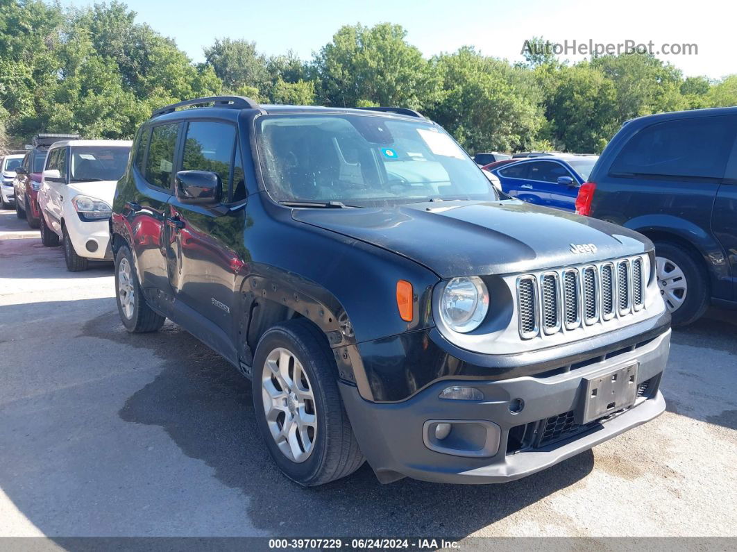 2015 Jeep Renegade Latitude Черный vin: ZACCJABT7FPB36328