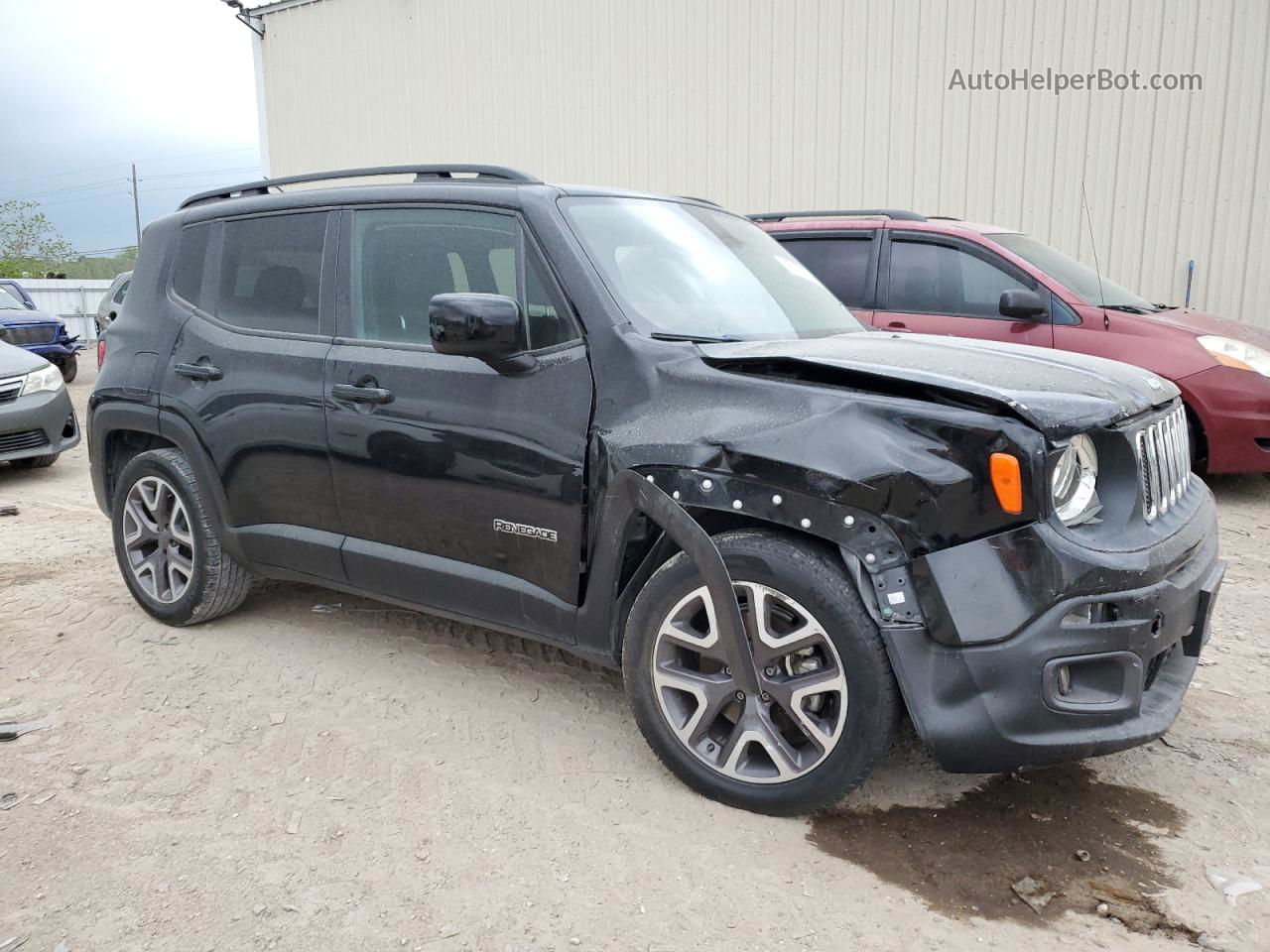 2015 Jeep Renegade Latitude Black vin: ZACCJABT7FPC13988