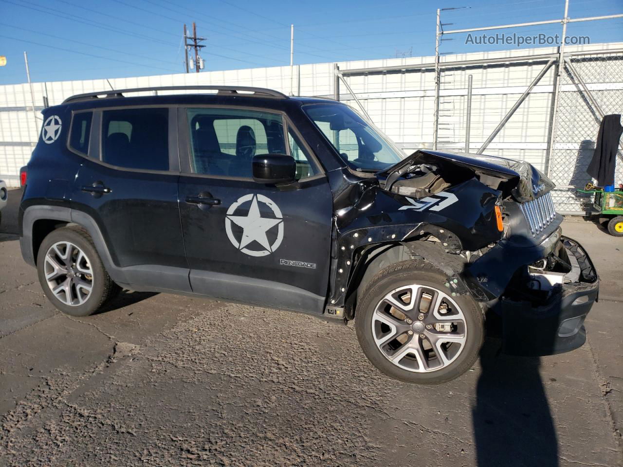 2015 Jeep Renegade Latitude Black vin: ZACCJABT8FPB23149