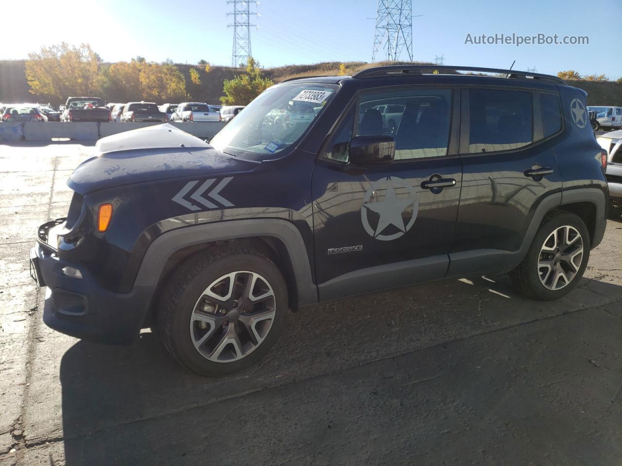 2015 Jeep Renegade Latitude Black vin: ZACCJABT8FPB23149