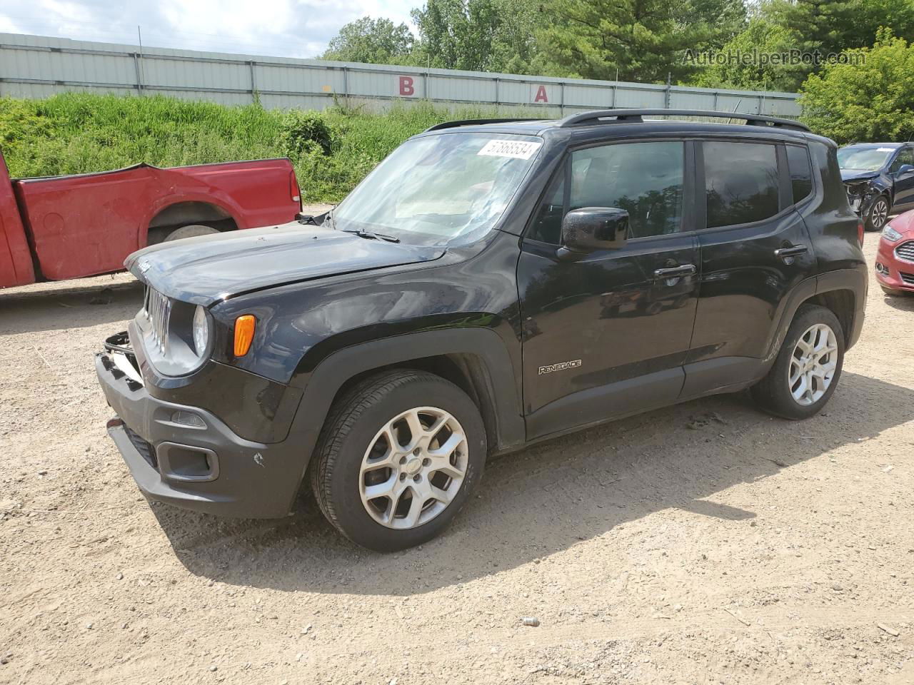 2015 Jeep Renegade Latitude Black vin: ZACCJABT8FPB23667