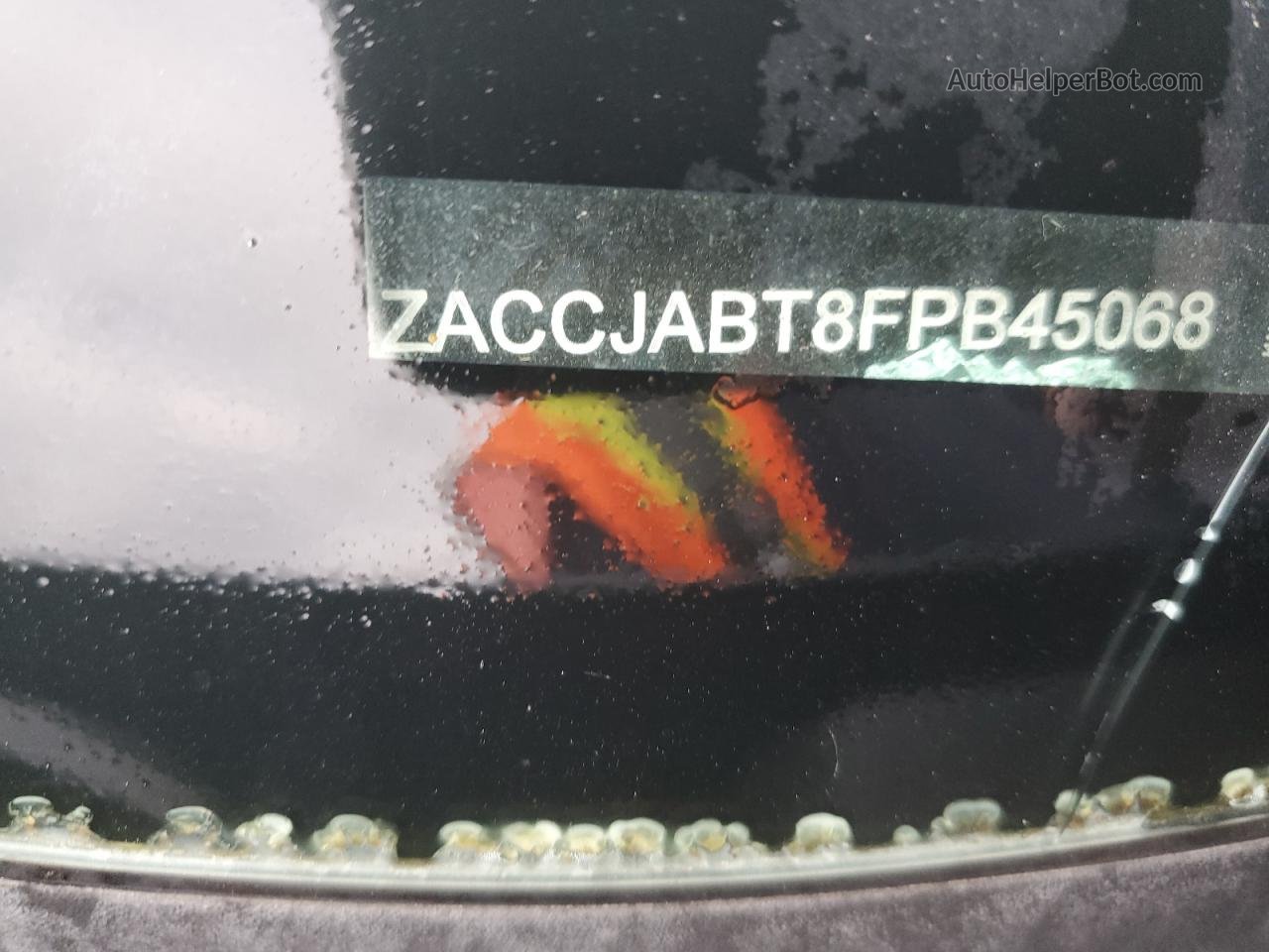 2015 Jeep Renegade Latitude Черный vin: ZACCJABT8FPB45068
