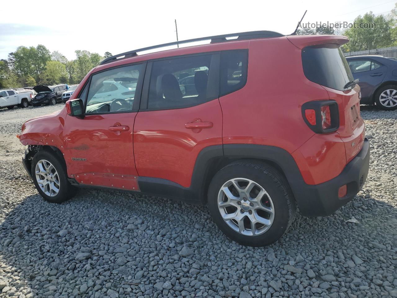 2015 Jeep Renegade Latitude Red vin: ZACCJABT8FPB88244