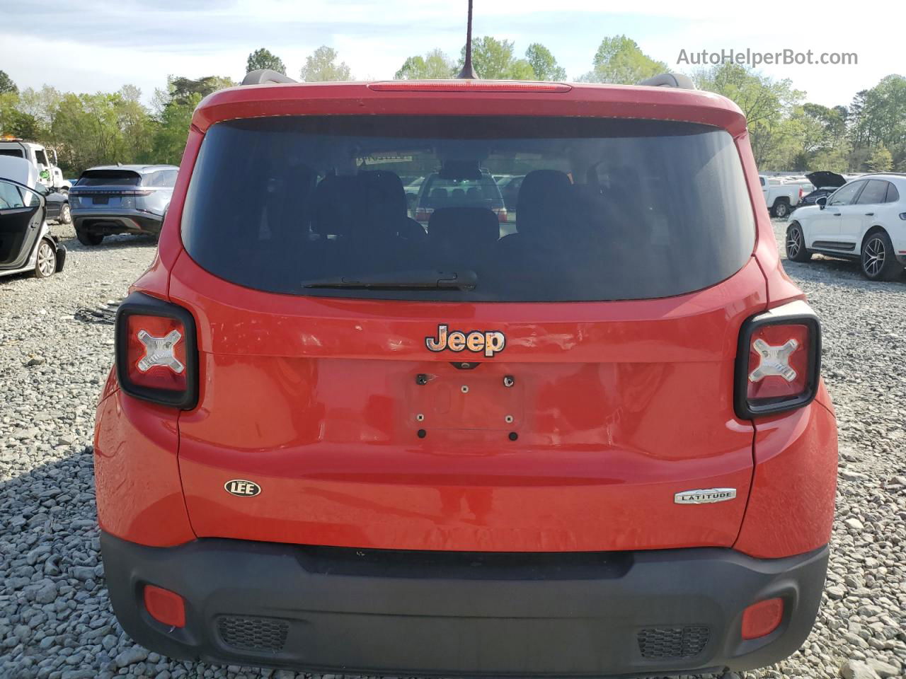 2015 Jeep Renegade Latitude Red vin: ZACCJABT8FPB88244