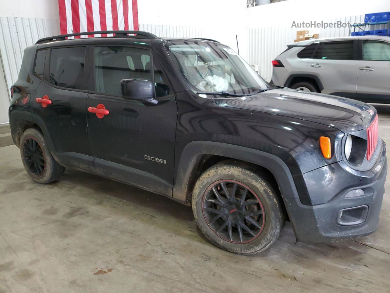 2015 Jeep Renegade Latitude Black vin: ZACCJABT8FPB91242