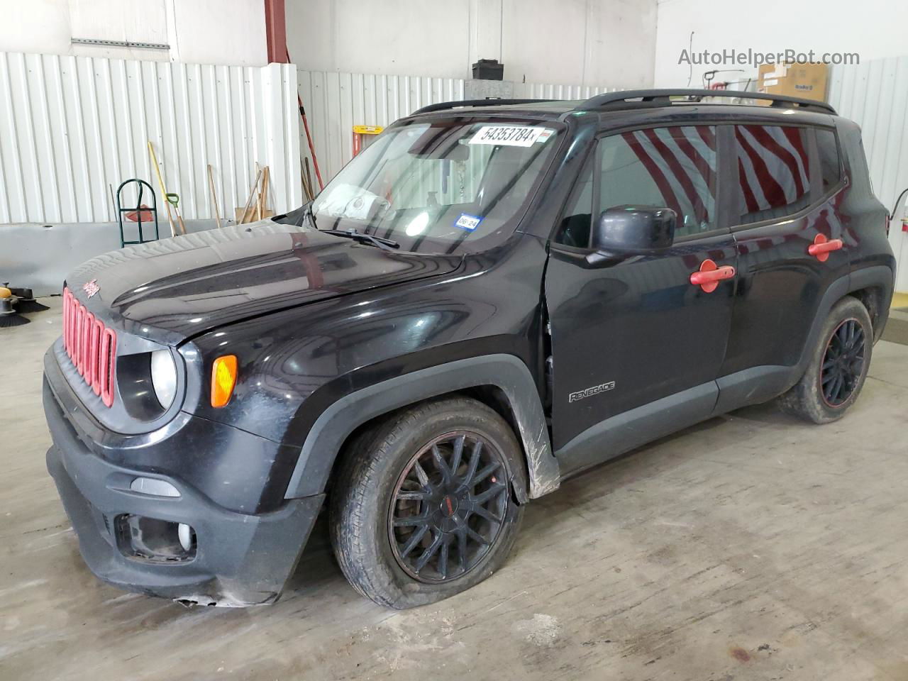 2015 Jeep Renegade Latitude Black vin: ZACCJABT8FPB91242