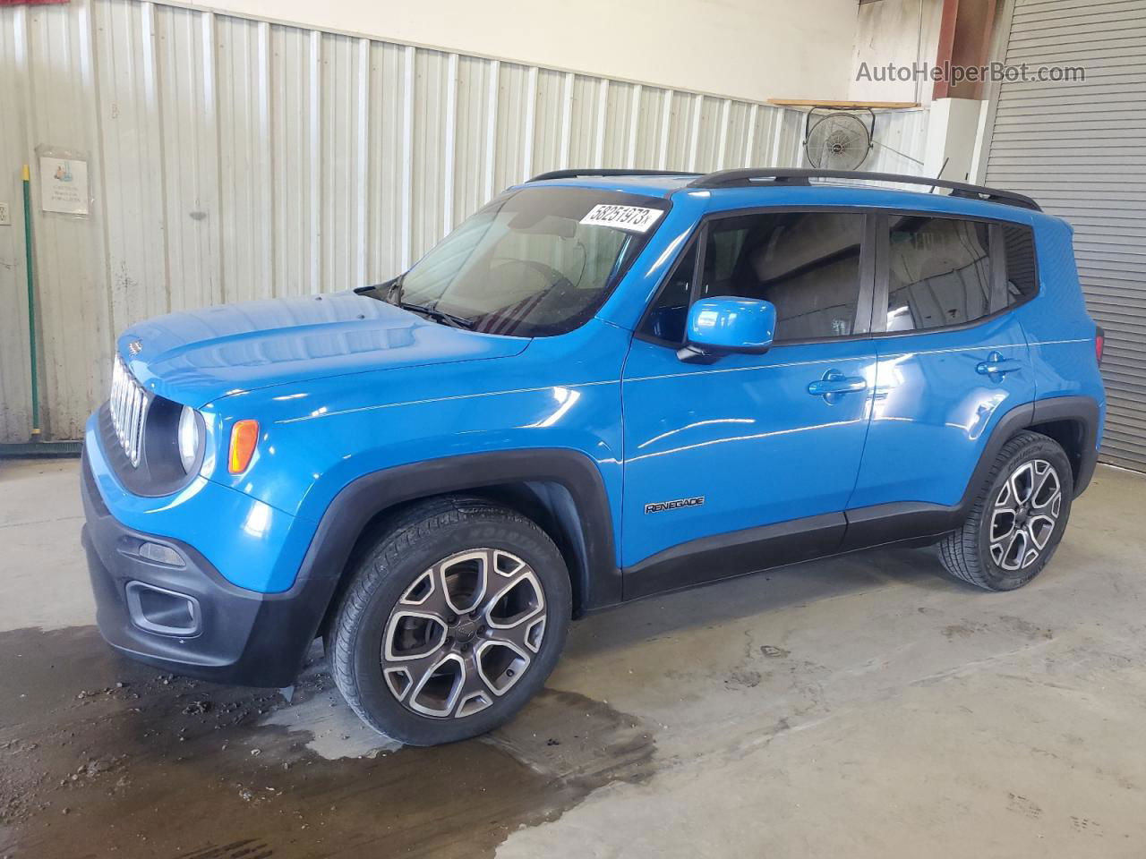 2015 Jeep Renegade Latitude Blue vin: ZACCJABT9FPB34791