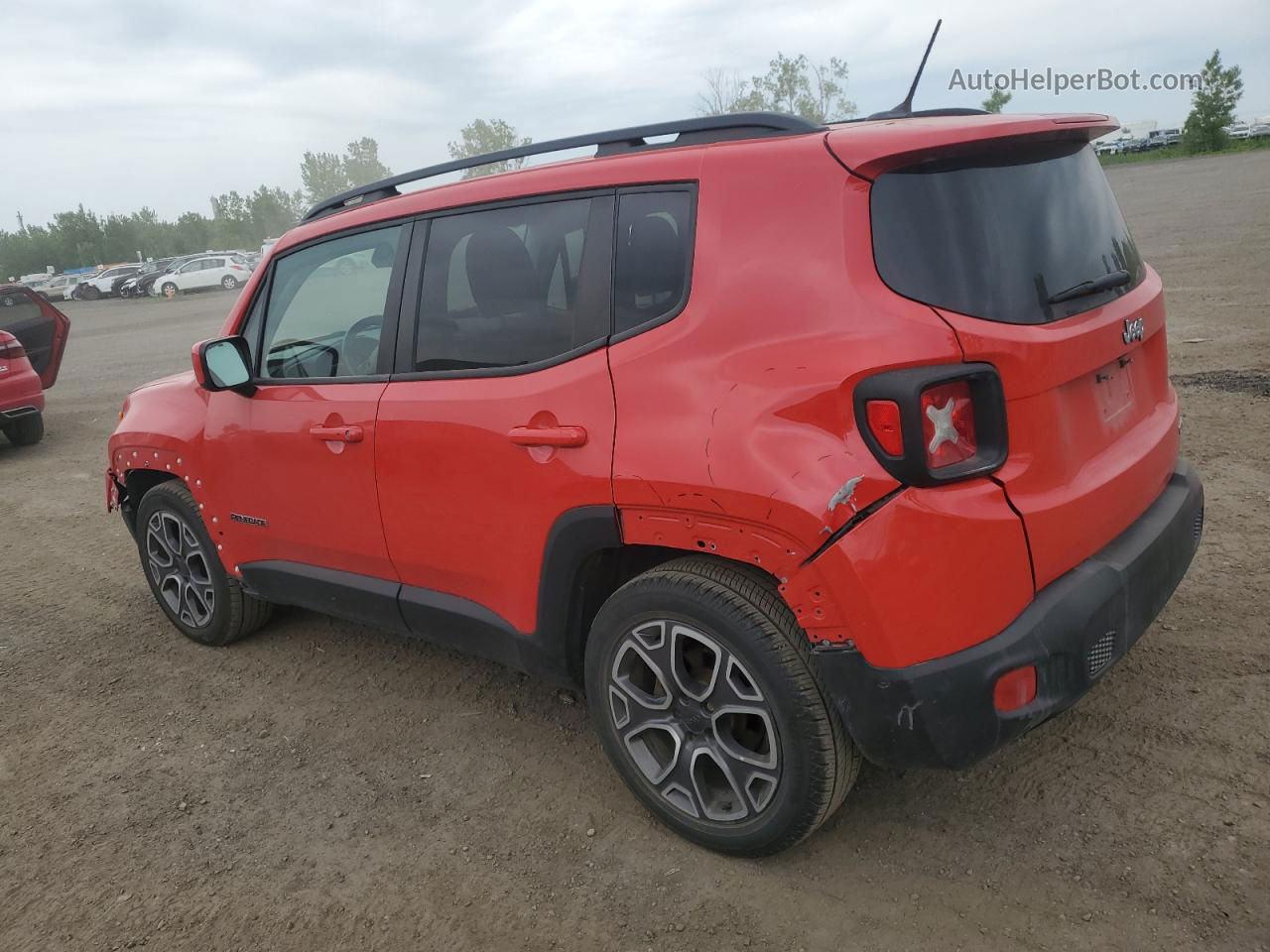 2015 Jeep Renegade Latitude Red vin: ZACCJABT9FPB37075