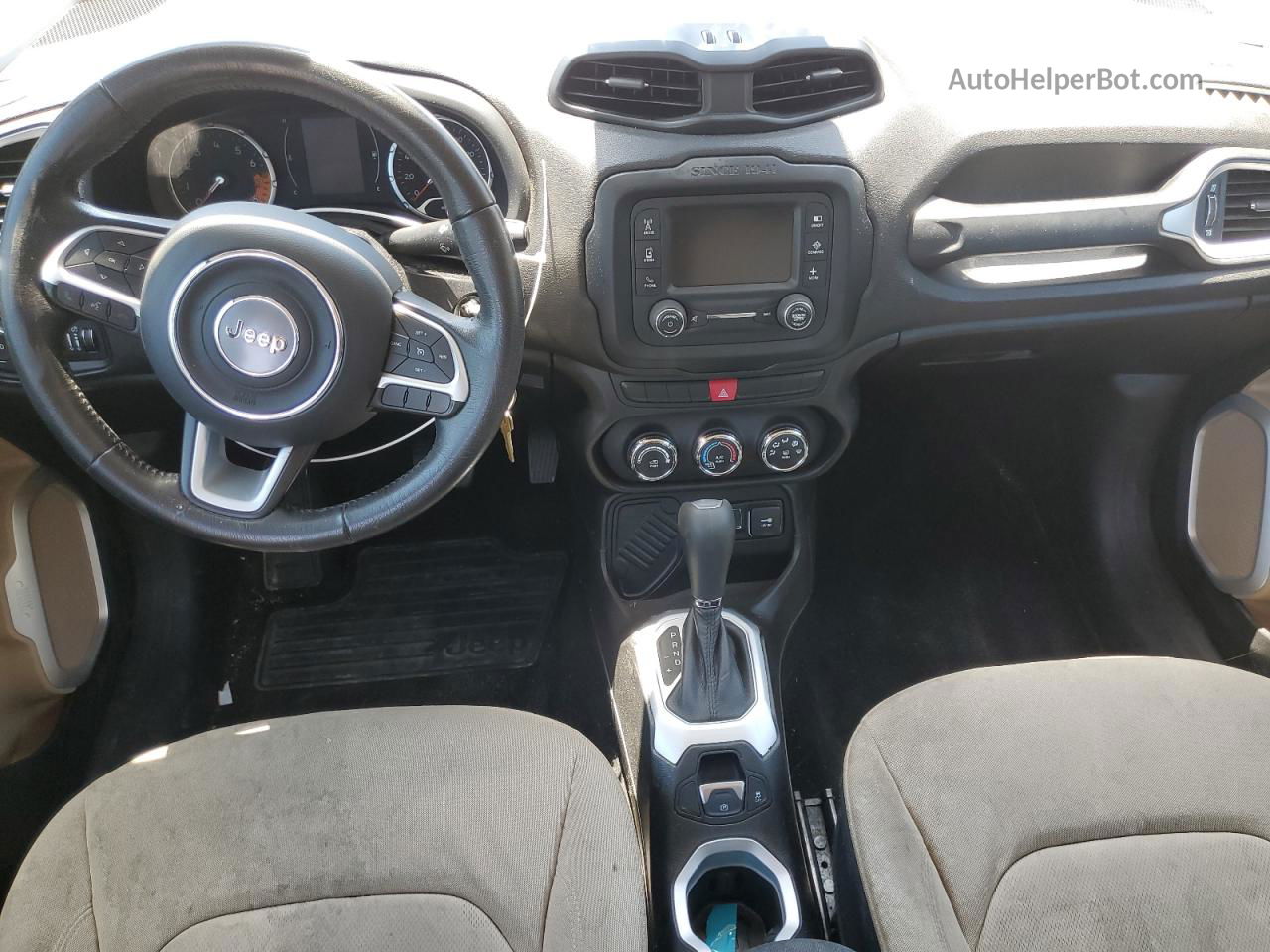 2015 Jeep Renegade Latitude Black vin: ZACCJABT9FPB97521