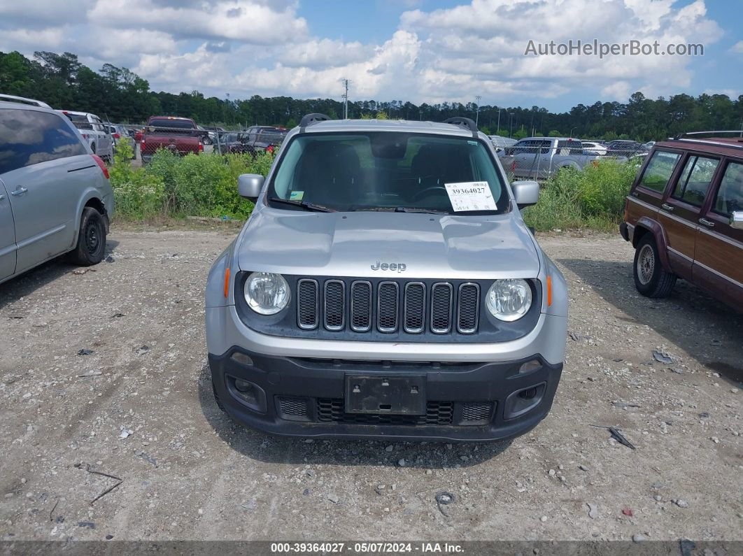 2015 Jeep Renegade Latitude Silver vin: ZACCJABT9FPC06279