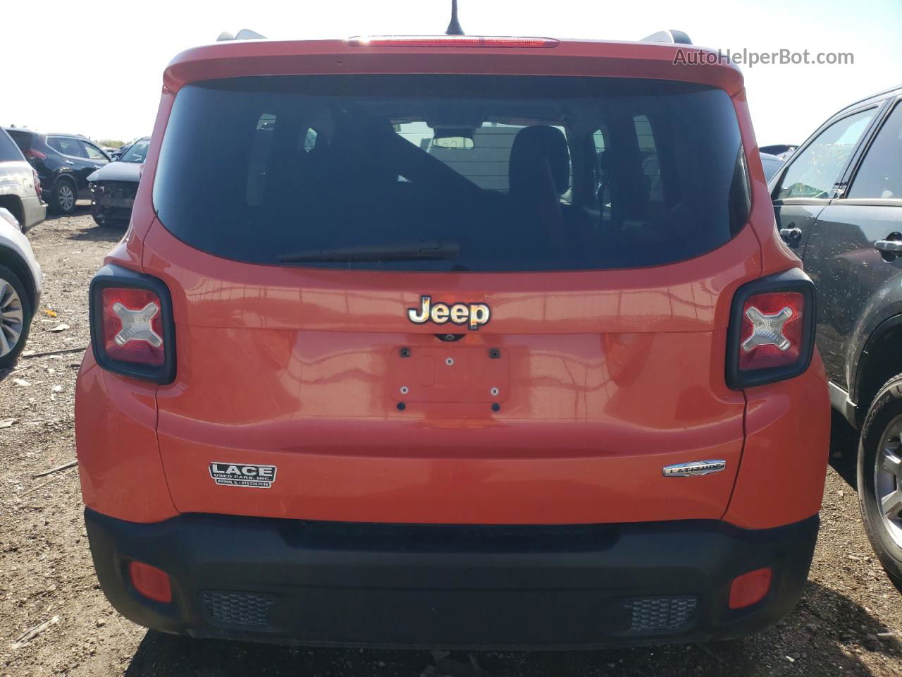 2015 Jeep Renegade Latitude Оранжевый vin: ZACCJABTXFPB36436