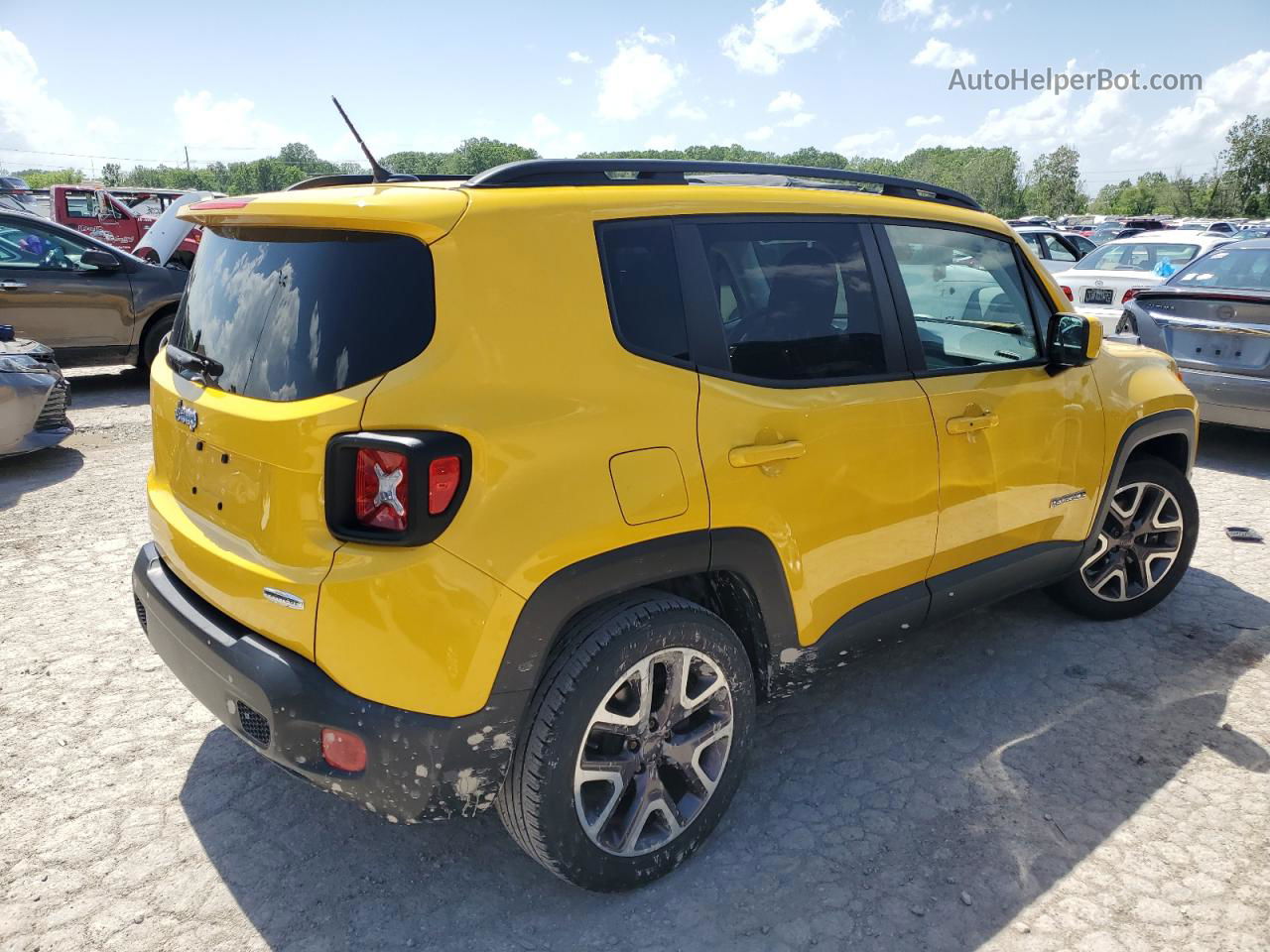 2015 Jeep Renegade Latitude Желтый vin: ZACCJABTXFPB77729