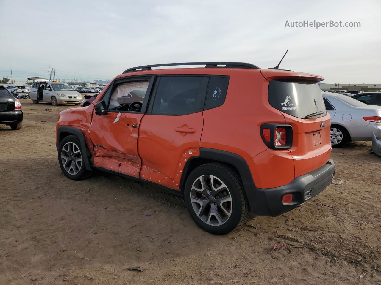 2015 Jeep Renegade Latitude Orange vin: ZACCJABTXFPC02886