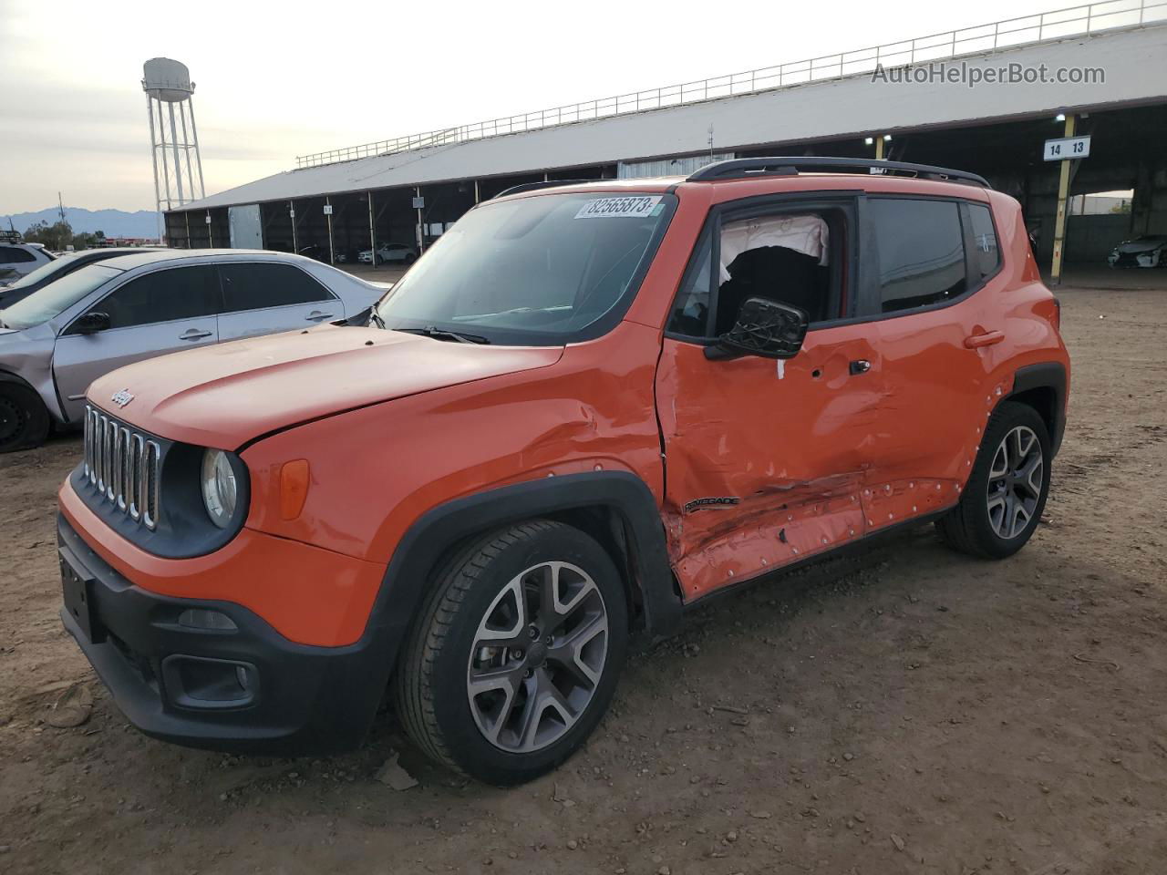 2015 Jeep Renegade Latitude Оранжевый vin: ZACCJABTXFPC02886