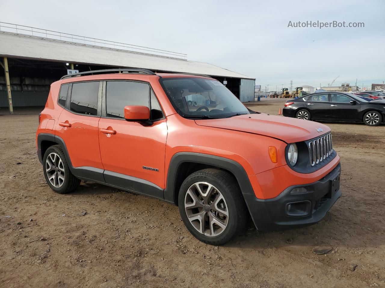 2015 Jeep Renegade Latitude Orange vin: ZACCJABTXFPC02886