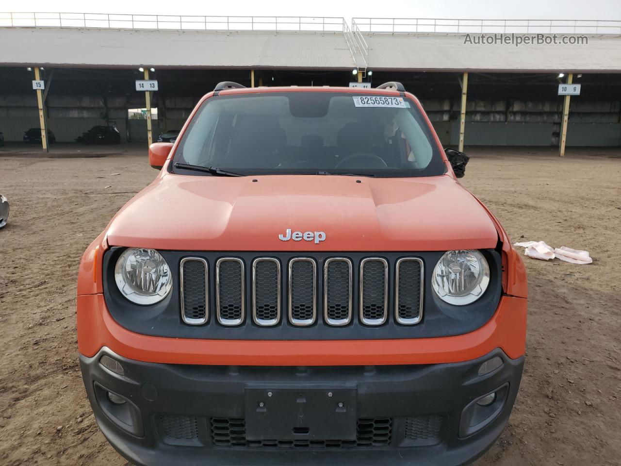 2015 Jeep Renegade Latitude Оранжевый vin: ZACCJABTXFPC02886