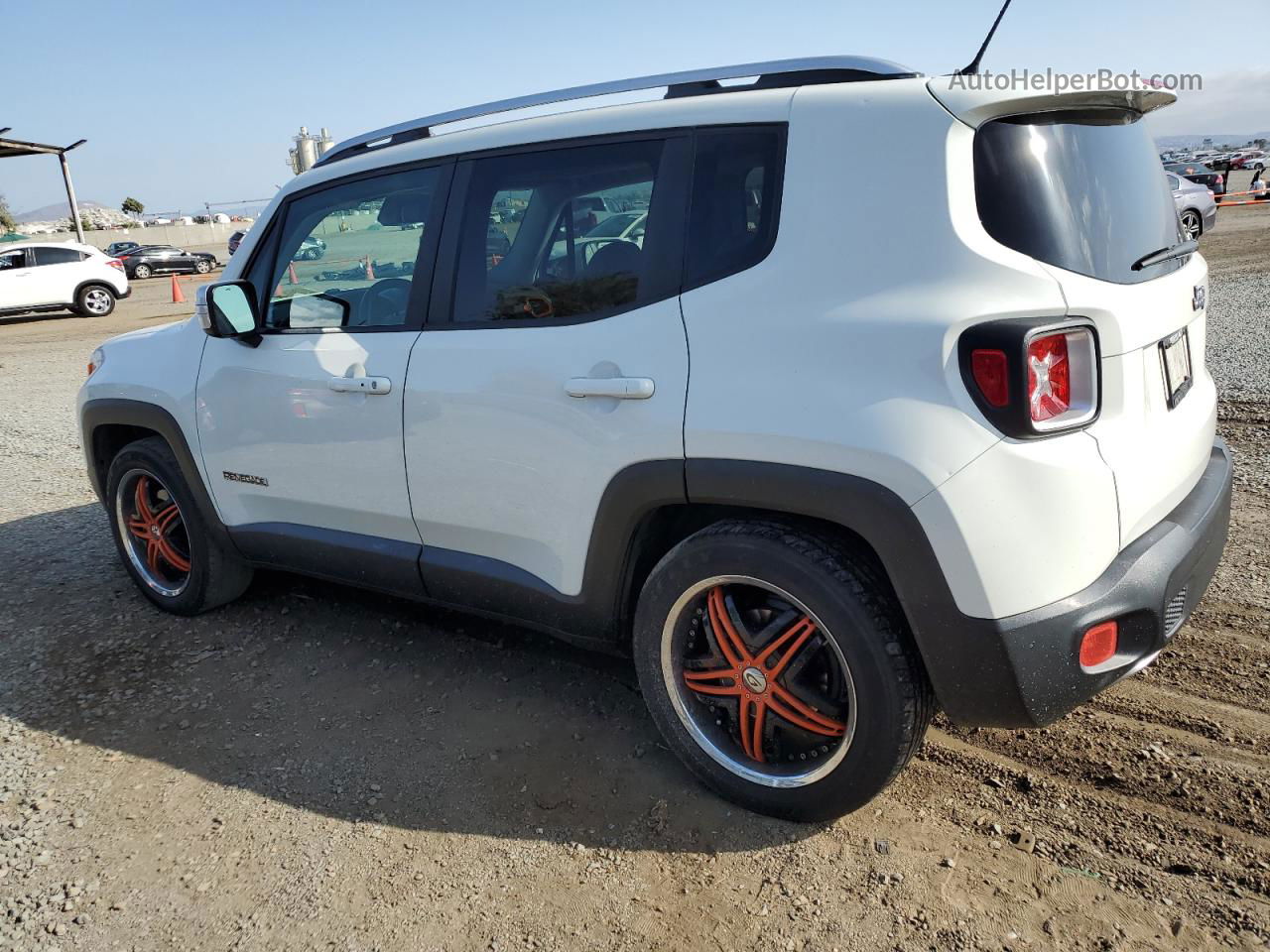 2017 Jeep Renegade Limited White vin: ZACCJADB0HPE47011