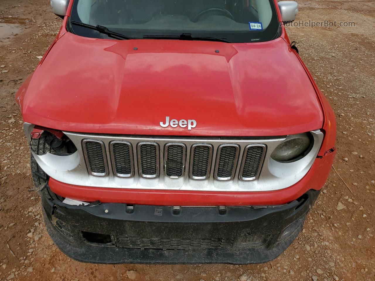 2017 Jeep Renegade Limited Красный vin: ZACCJADB1HPE56087