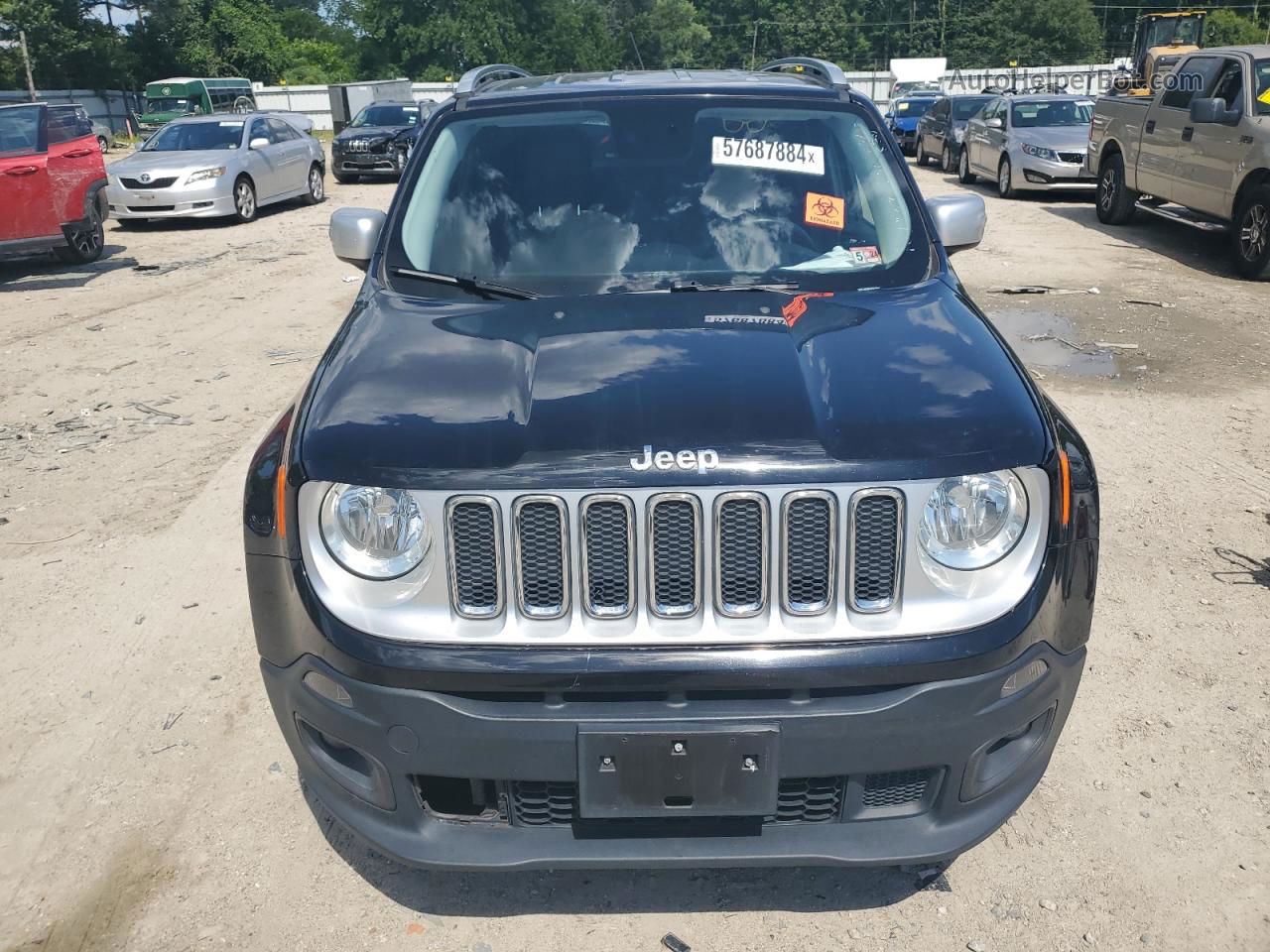 2017 Jeep Renegade Limited Black vin: ZACCJADB2HPE79443