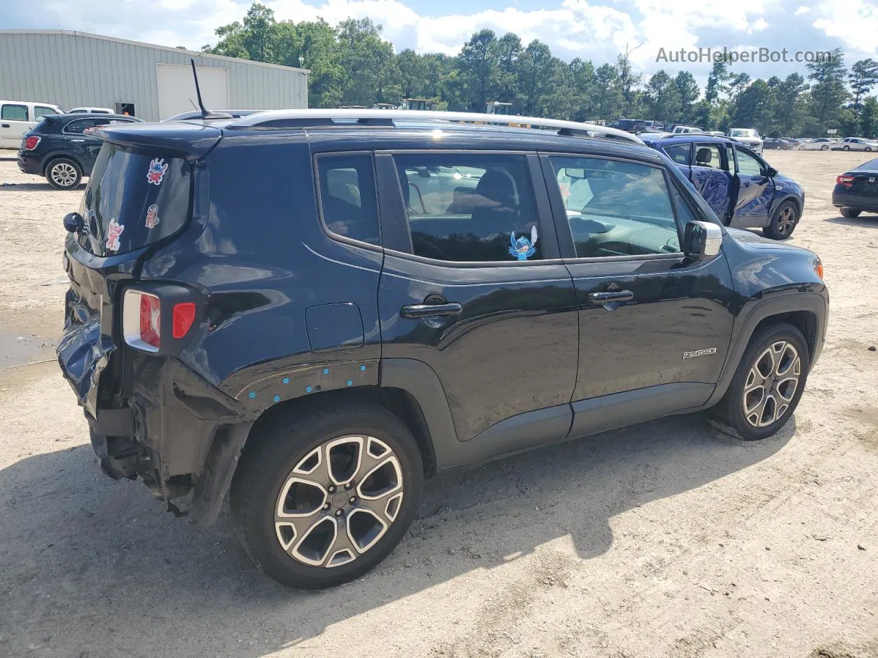 2017 Jeep Renegade Limited Black vin: ZACCJADB2HPE79443