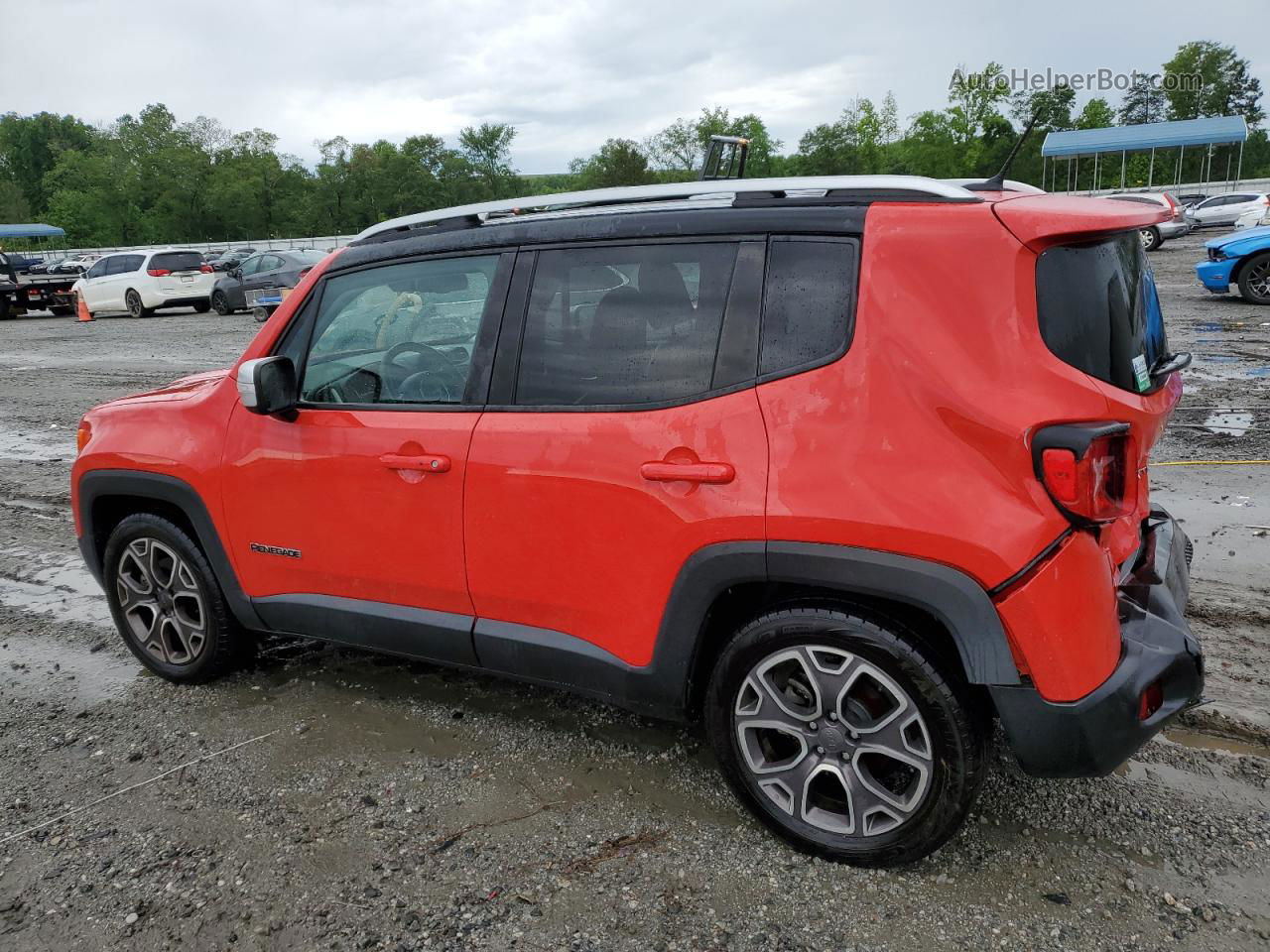 2017 Jeep Renegade Limited Красный vin: ZACCJADB6HPE40063