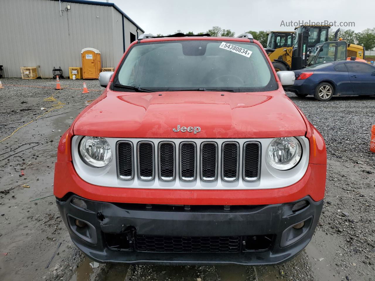 2017 Jeep Renegade Limited Красный vin: ZACCJADB6HPE40063