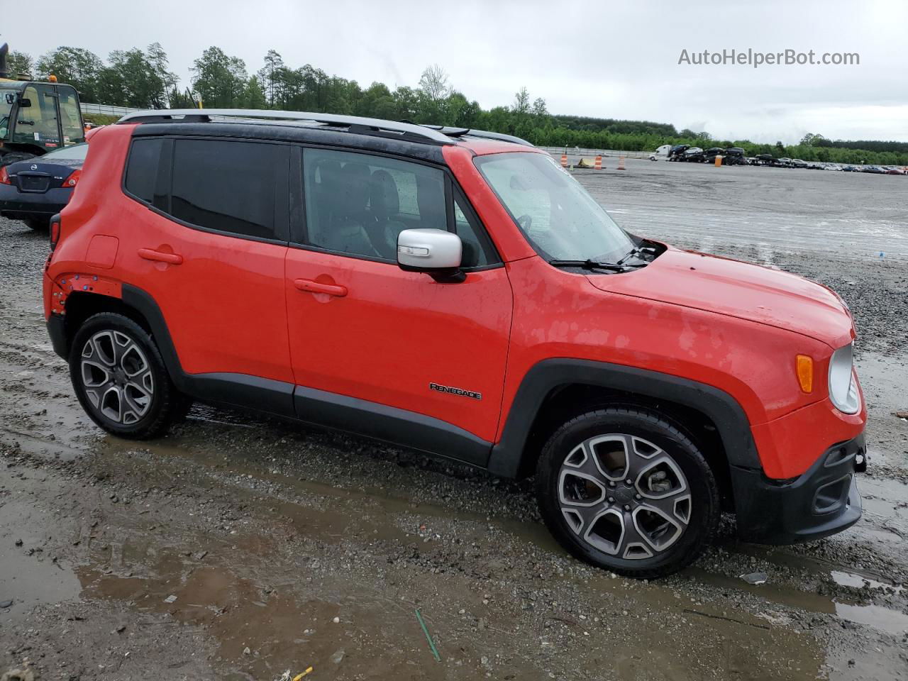 2017 Jeep Renegade Limited Красный vin: ZACCJADB6HPE40063